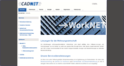 Desktop Screenshot of cadnet.de