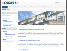 Tablet Screenshot of cadnet.de